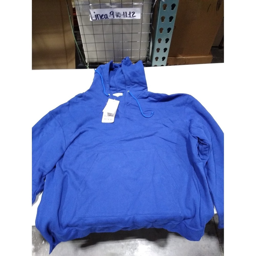 John Elliot Kake Mock Pullover (Blue) 2XL